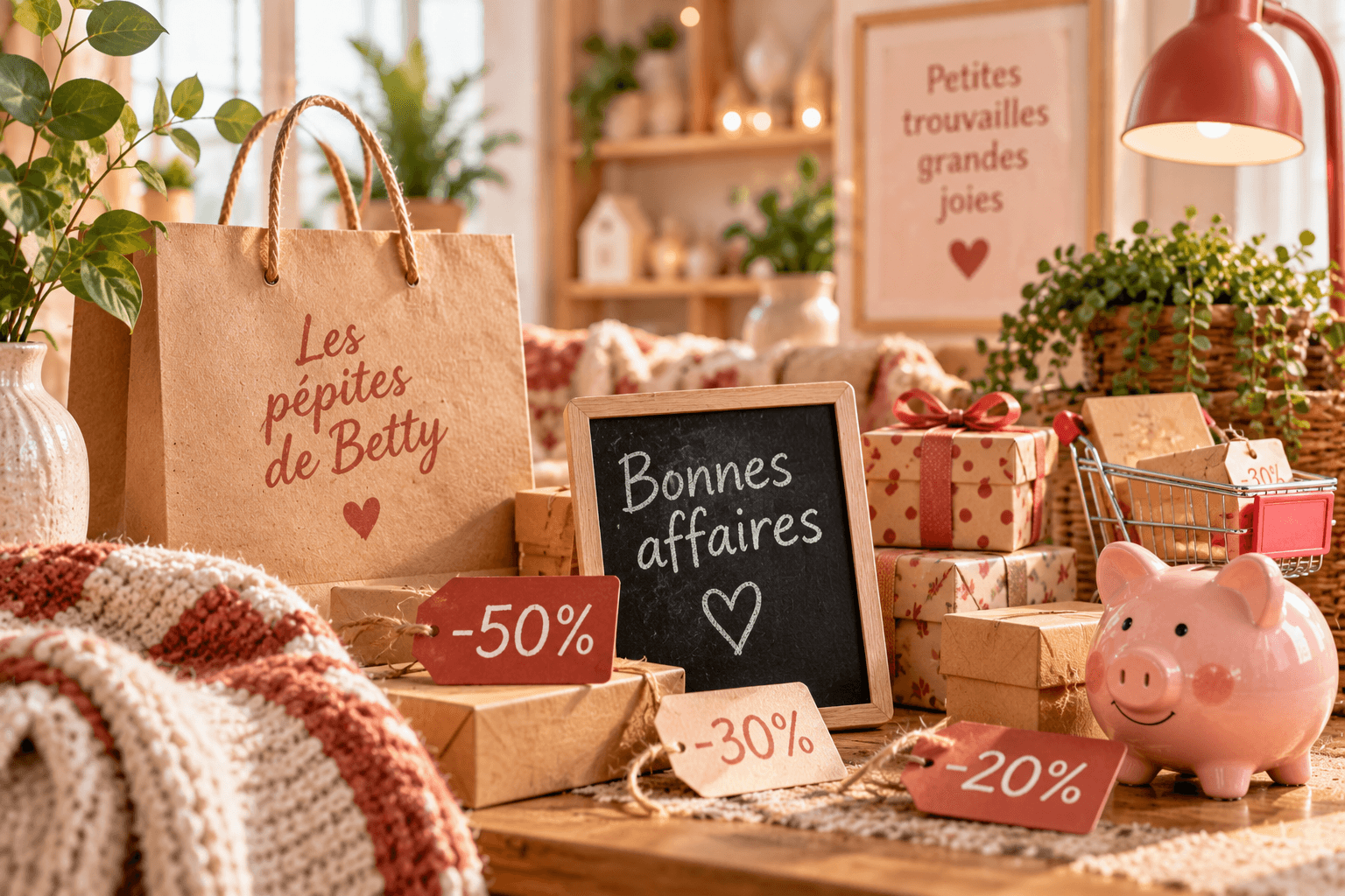 Univers de bonnes affaires et de produits à prix réduits